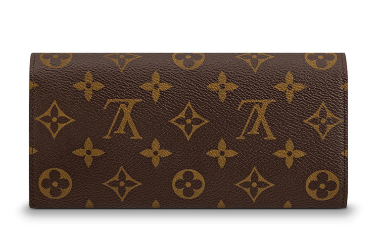 Кошелек женский LOUIS VUITTON Emilie коричнево-красный