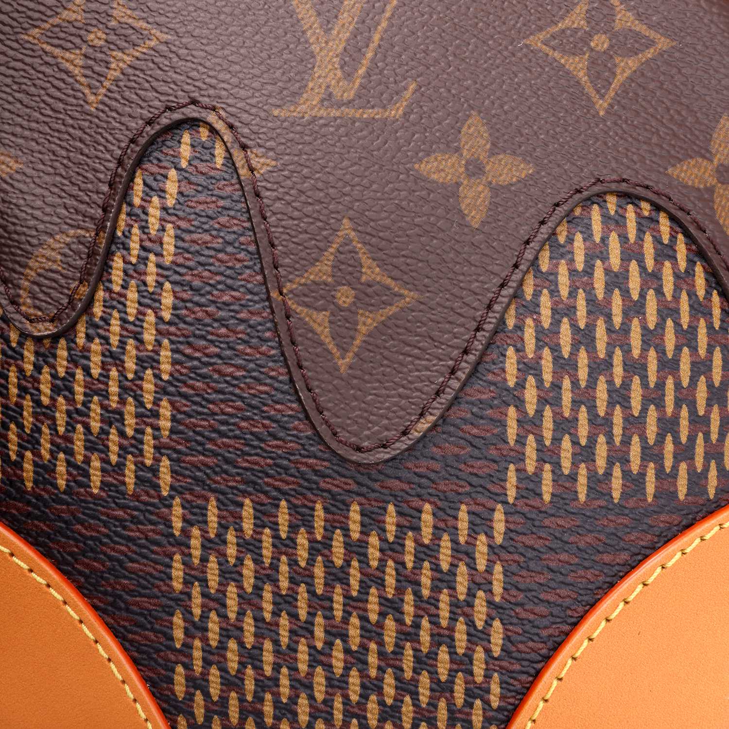 Сумка мужская LOUIS VUITTON NIGO Collaboration коричневая