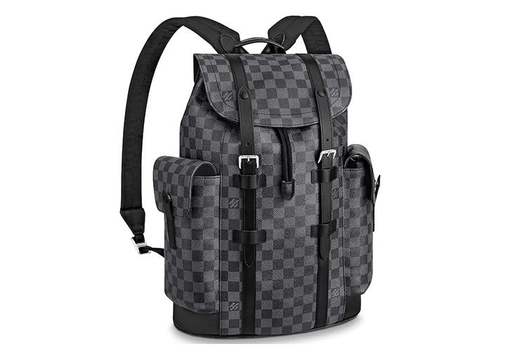 Рюкзак LOUIS VUITTON N41379 серый-черный