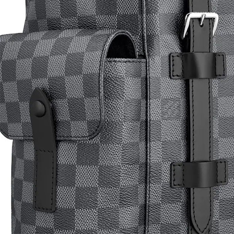 Рюкзак LOUIS VUITTON N41379 серый-черный