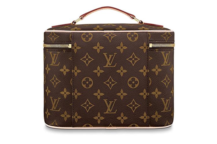 Косметичка женская Lv M42265 коричневая-темная