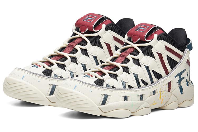 Кроссовки мужские FILA Spaghetti Classic черные, белые, красные, 42 EU