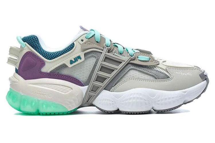 Кроссовки женские FILA LADDER серо-зелёные, 40 EU