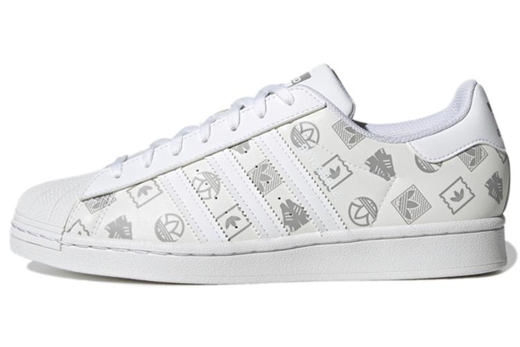 Кроссовки мужские Adidas Superstar серебряные, 44 EU