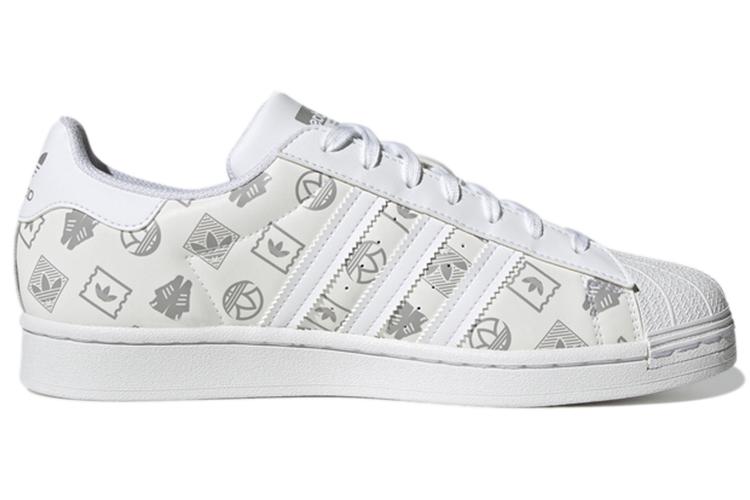 Кроссовки мужские Adidas Superstar серебряные, 44 EU