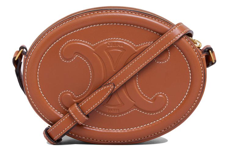 Сумка женская CELINE Cuir Triomphe медово коричневая