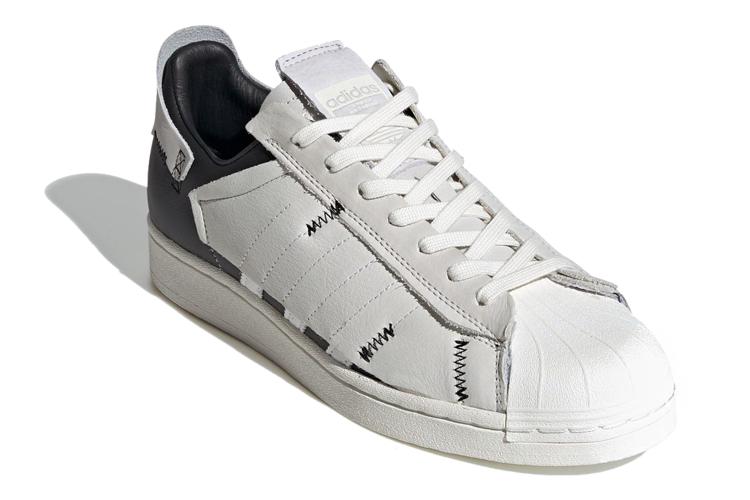 Кроссовки унисекс Adidas Originals Superstar Deconstructed белые, 35 2/3 EU