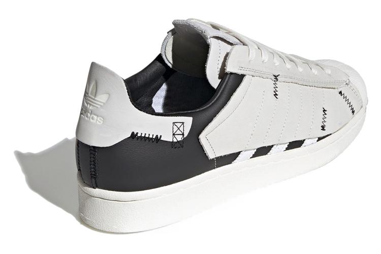 Кроссовки унисекс Adidas Originals Superstar Deconstructed белые, 35 2/3 EU
