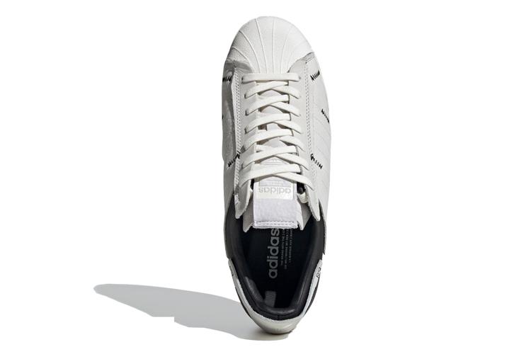 Кроссовки унисекс Adidas Originals Superstar Deconstructed белые, 35 2/3 EU