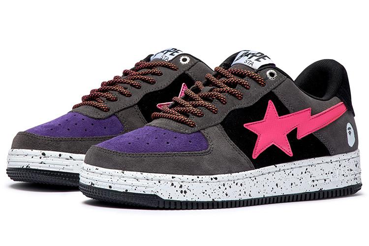 Кеды мужские A BATHING APE Bape Sta черные, 42.5 EU