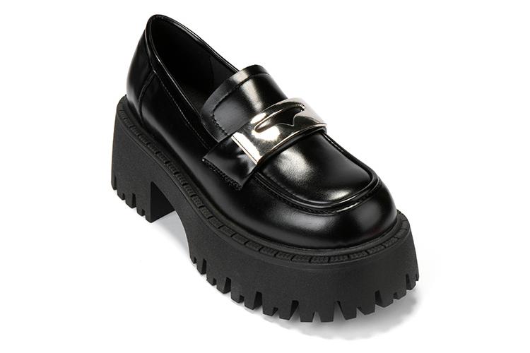 Лоферы женские OMS HT23C12311 черно-бежевые, 36 EU