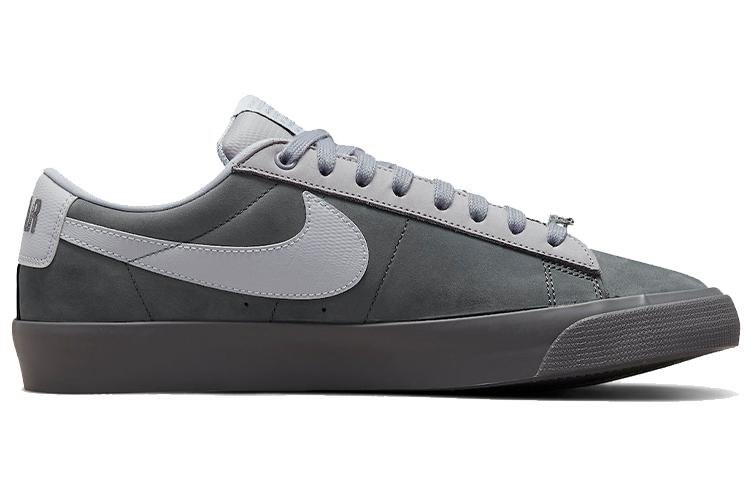 Кроссовки унисекс Nike SB Blazer Low Fpar Cool Grey, 42.5 EU