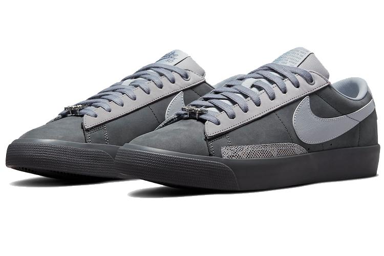 Кроссовки унисекс Nike SB Blazer Low Fpar Cool Grey, 42.5 EU