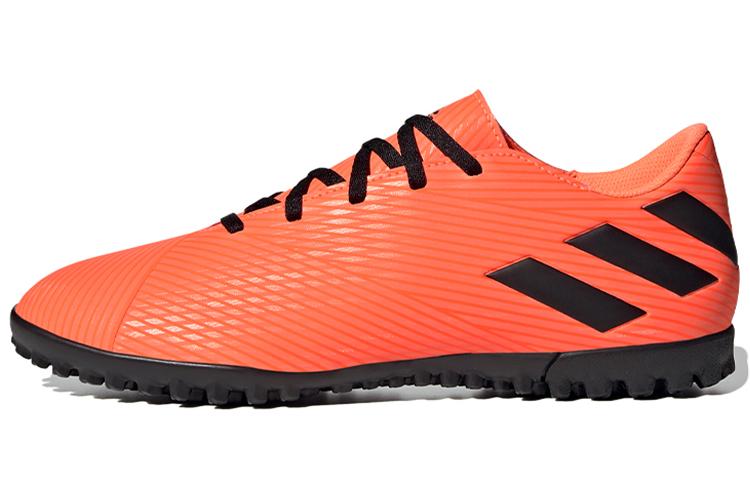 Футбольные бутсы мужские Adidas Nemeziz 19.4 Tf оранжево-черные