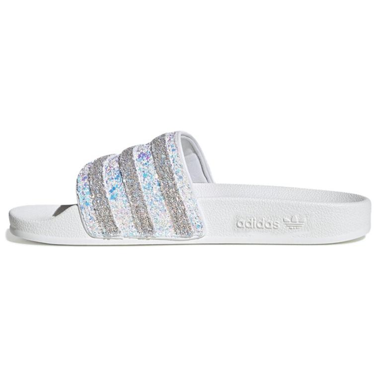 Шлепанцы женские Adidas Originals ADILETTE белые, 36 2/3 EU