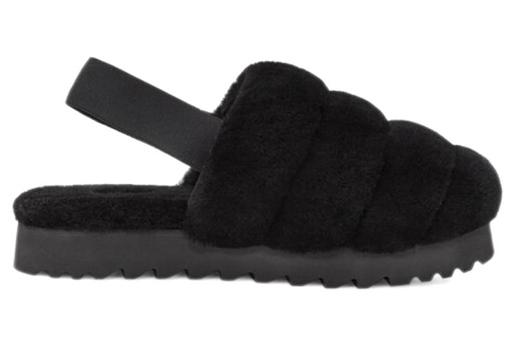 Тапочки женские UGG Super Fluff Slipper черные, 38 EU