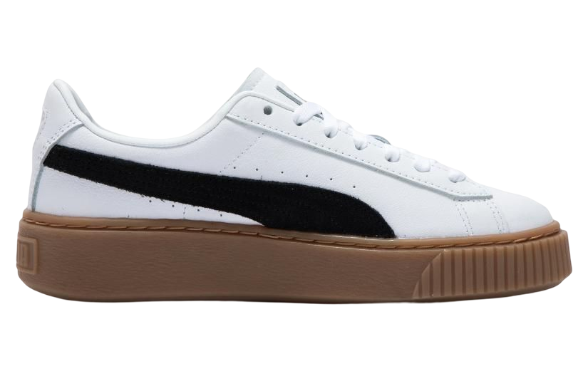 Кеды женские PUMA Basket Platform L белые, 39 EU
