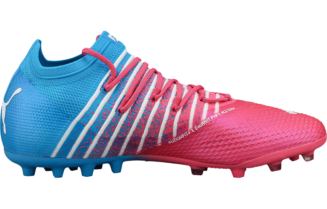 Футбольные бутсы мужские Puma Future Z 1.4 Creative MG розовые, 42 EU