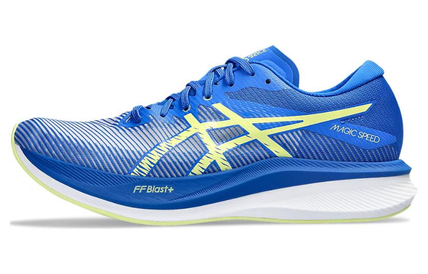 Кроссовки мужские ASICS Magic Speed 3, illusion blue glow yellow, 42 EU