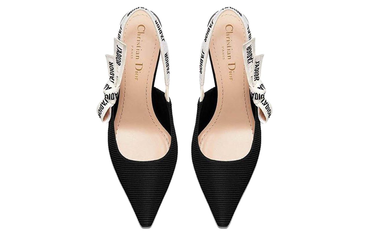 Туфли женские DIOR J'Adior Irregular Heel черные