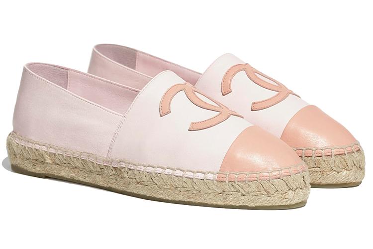 Эспадрильи женские CHANEL G29762 Y55184 K2720 розовые, 37 EU