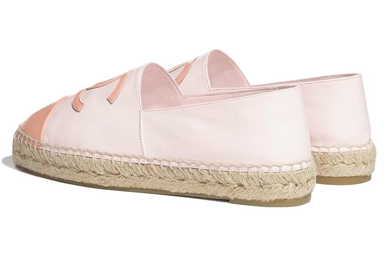 Эспадрильи женские CHANEL G29762 Y55184 K2720 розовые, 37 EU