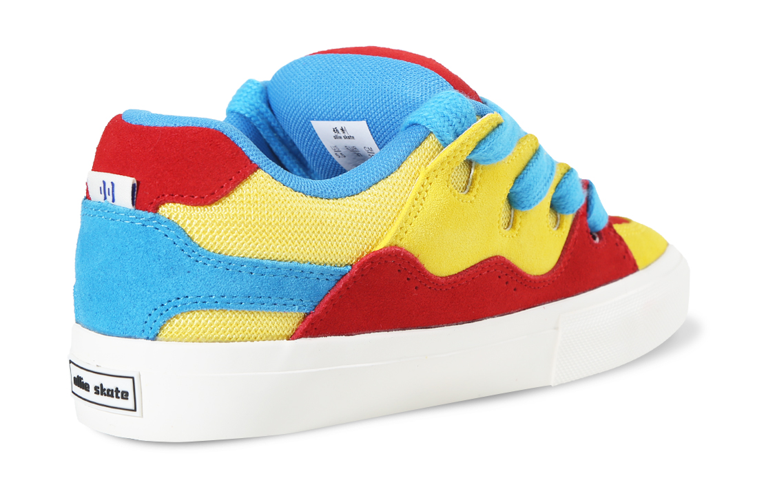 Кроссовки мужские и унисекс Ollieskate BAKE18029 красный, желтый, синий, 45 EU