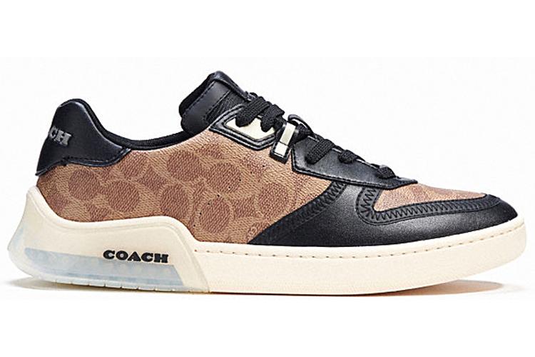 Кроссовки мужские COACH CitySole Low Top коричневые, черные, 45 EU