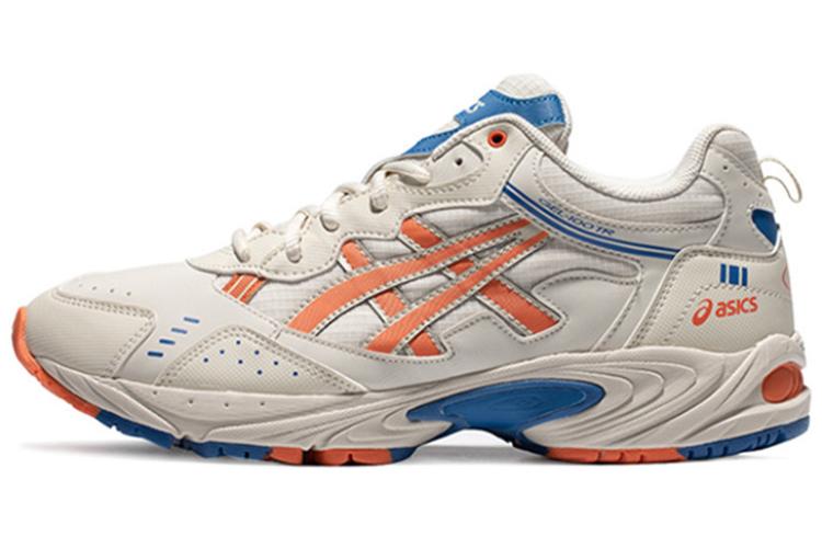 Кроссовки мужские ASICS Gel-100 белые и оранжевые, 41.5 EU