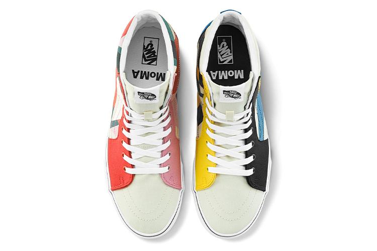 Кеды мужские Vans MoMA X SK8 Hi Liubov Popova кремовые, 36 EU