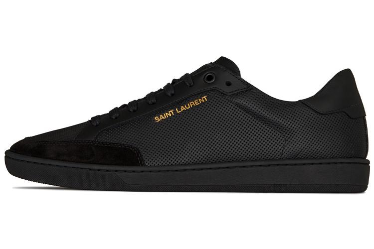 Кроссовки мужские SAINT LAURENT Court Classic SL/10 черные, 40 EU