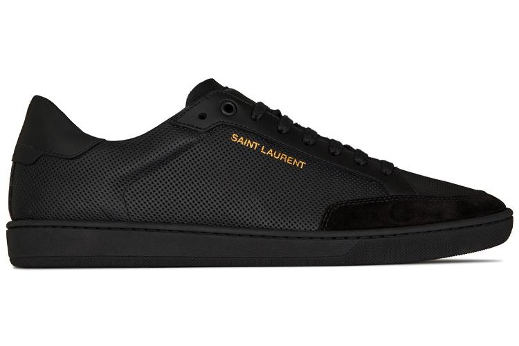 Кроссовки мужские SAINT LAURENT Court Classic SL/10 черные, 40 EU