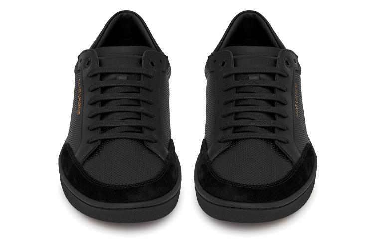 Кроссовки мужские SAINT LAURENT Court Classic SL/10 черные, 40 EU