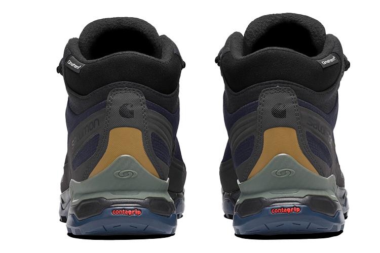 Ботинки мужские Salomon Shelter X Carhartt WIP черные, 38 2/3 EU