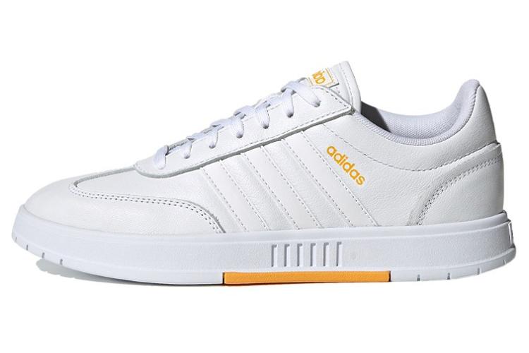 Кроссовки женские Adidas Neo Gradas белые-жёлтые, 36 2/3 EU