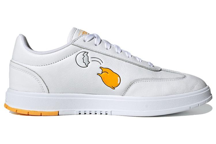 Кроссовки женские Adidas Neo Gradas белые-жёлтые, 36 2/3 EU