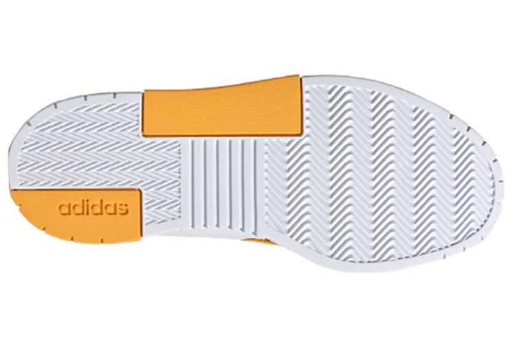 Кроссовки женские Adidas Neo Gradas белые-жёлтые, 36 2/3 EU