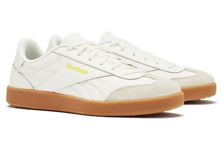 Кеды унисекс Reebok Smash Edge S белые, коричневые, 42 EU