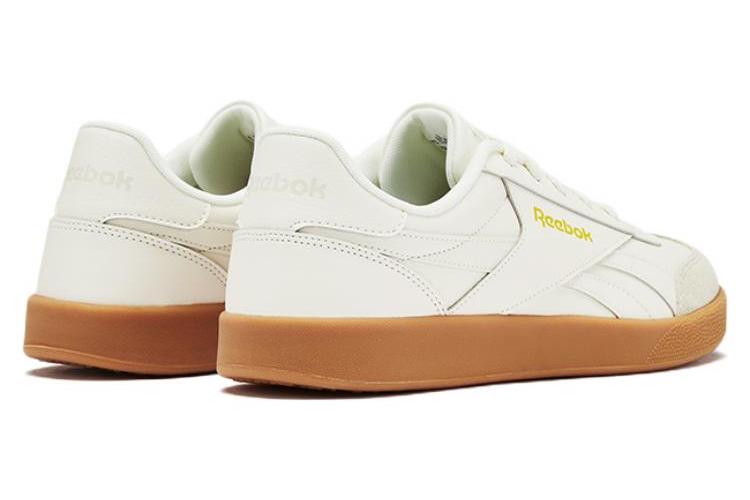 Кеды унисекс Reebok Smash Edge S белые, коричневые, 42 EU