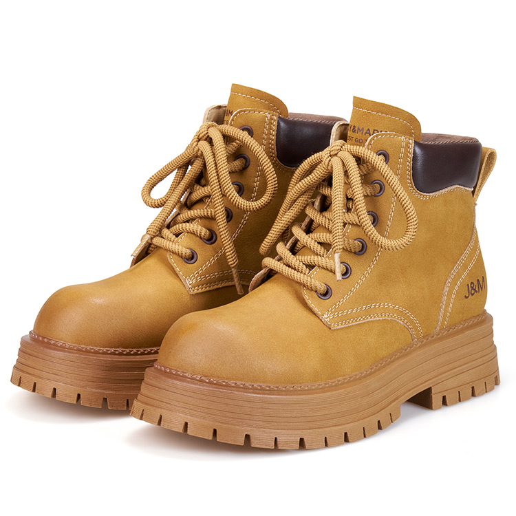 Ботинки женские Joy&Mario Martin Boot желтые, 35 EU