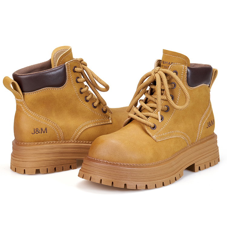 Ботинки женские Joy&Mario Martin Boot желтые, 35 EU