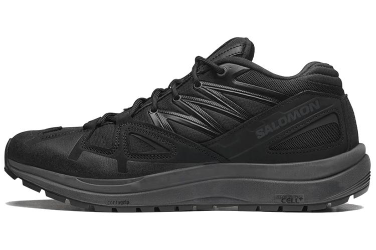 Кроссовки мужские Salomon Odyssey 1 Leather Advanced черные, 40 2/3 EU