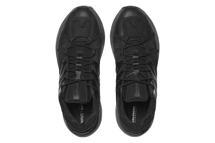 Кроссовки мужские Salomon Odyssey 1 Leather Advanced черные, 40 2/3 EU