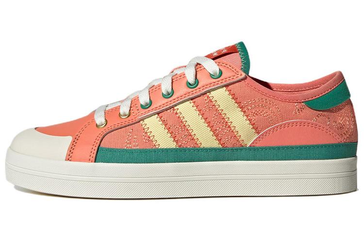 Кеды женские Adidas Neo City Canvas оранжевые