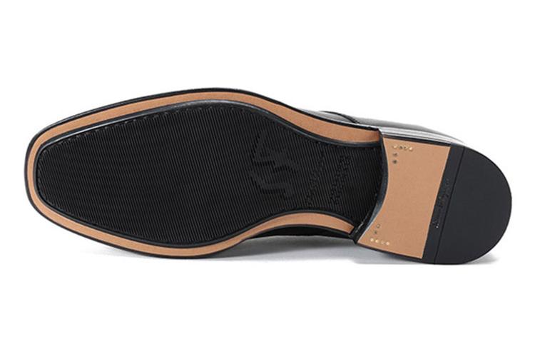 Туфли мужские FERRAGAMO Gancini черные, 44.5 EU