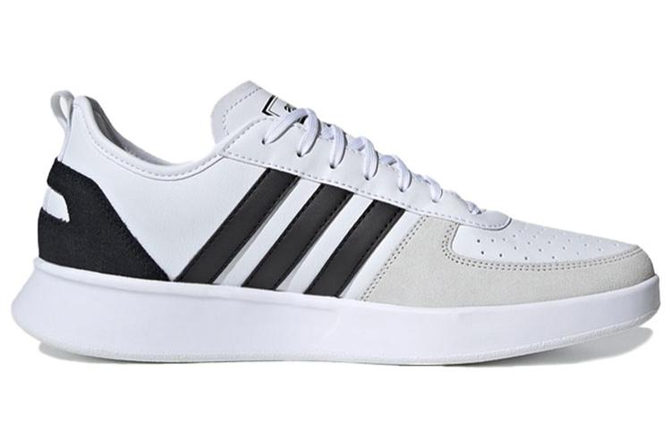 Кроссовки мужские adidas Court80s черные, белые, серые, 40 2/3 EU