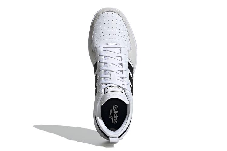 Кроссовки мужские adidas Court80s черные, белые, серые, 40 2/3 EU