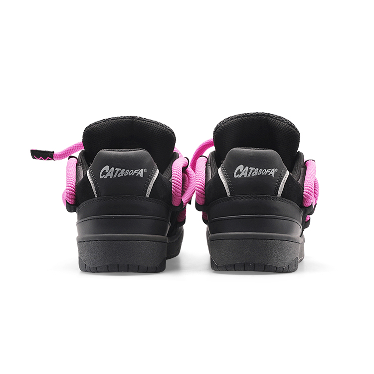 Кеды унисекс Cat&Sofa Dreadlocks черные, 38.5 EU