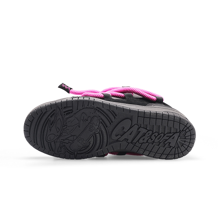 Кеды унисекс Cat&Sofa Dreadlocks черные, 38.5 EU