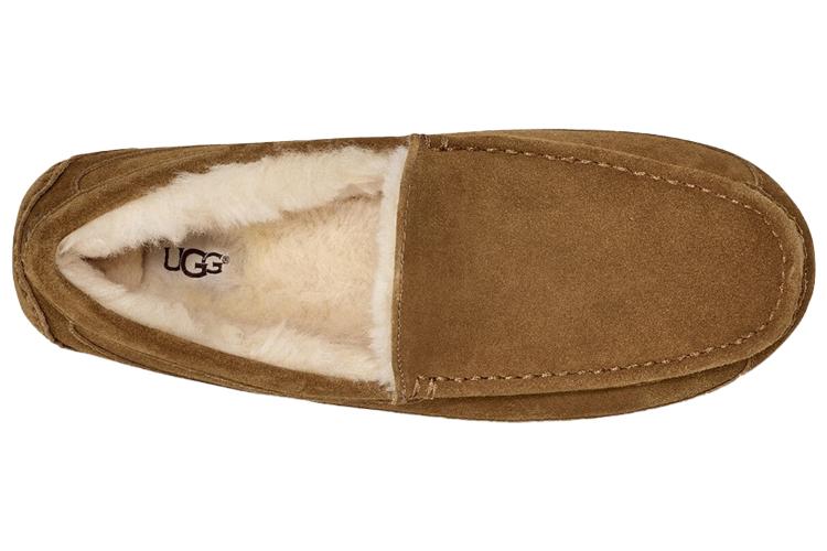 Тапочки мужские UGG Ascot Slipper каштановые, 42 EU